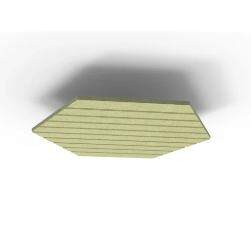 Acouline Hive V Groove ceiling panel, 1180mm nominal diameter, Fern