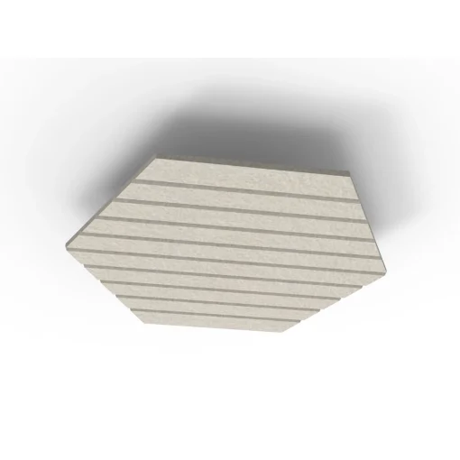 Acouline Hive V Groove ceiling panel, 1180mm nominal diameter, Mist