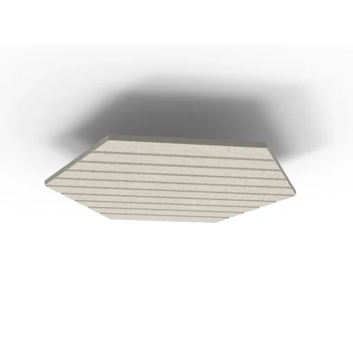 Acouline Hive V Groove ceiling panel, 1180mm nominal diameter, Mist