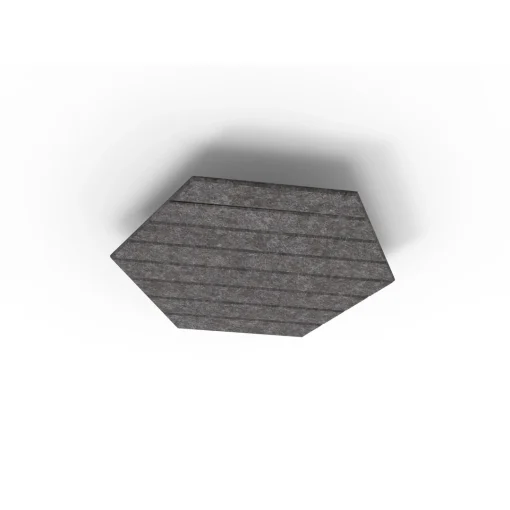Acouline Hive V Groove ceiling panel, 790mm nominal diameter, Char