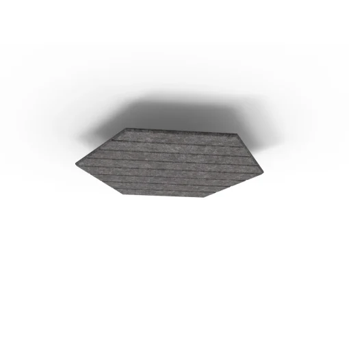 Acouline Hive V Groove ceiling panel, 790mm nominal diameter, Char