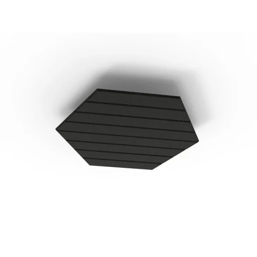 Acouline Hive V Groove ceiling panel, 790mm nominal diameter, Coal