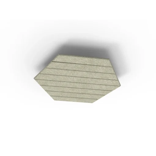 Acouline Hive V Groove ceiling panel, 790mm nominal diameter, Moss