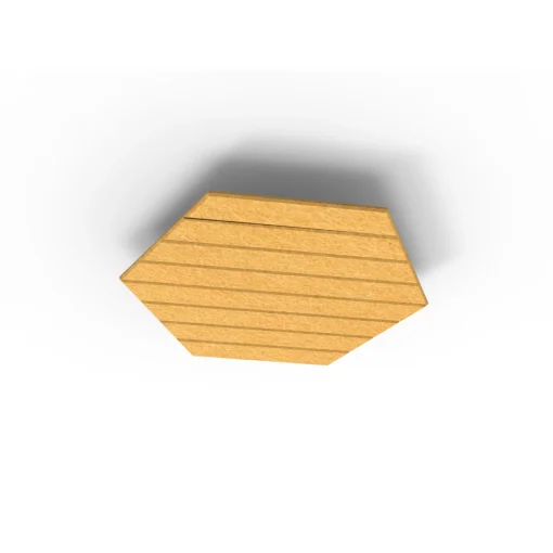 Acouline Hive V Groove ceiling panel, 790mm nominal diameter, Reed