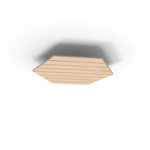 Acouline Hive V Groove ceiling panel, 790mm nominal diameter, Clay