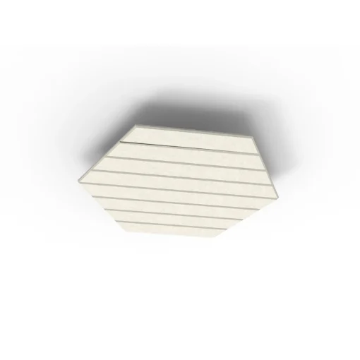 Acouline Hive V Groove ceiling panel, 790mm nominal diameter, Frost