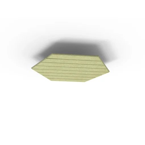 Acouline Hive V Groove ceiling panel, 790mm nominal diameter, Fern