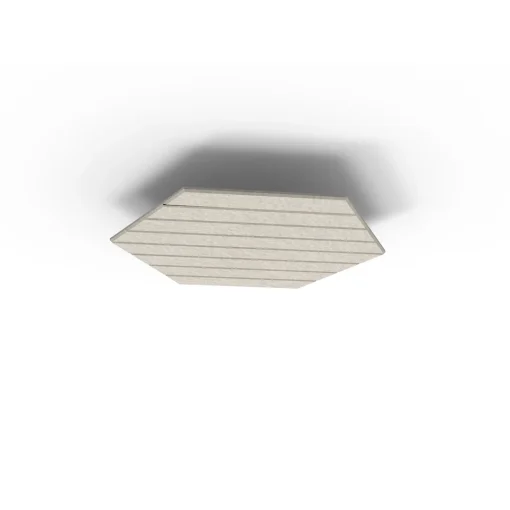 Acouline Hive V Groove ceiling panel, 790mm nominal diameter, Mist