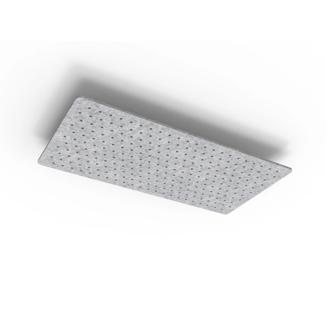 Acouline Span Ripple ceiling panel, 2400mm x 1200mm, Flint