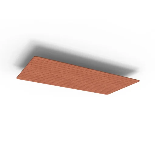 Acouline Span V Groove Ascend ceiling panel, 2400mm x 1200mm, Ember