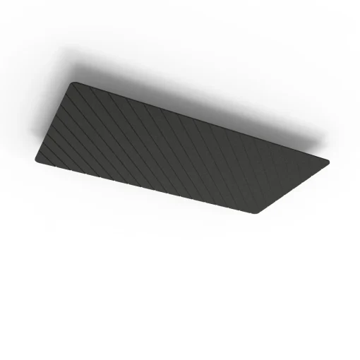 Acouline Span V Groove Glide ceiling panel, 2400mm x 1200mm, Coal
