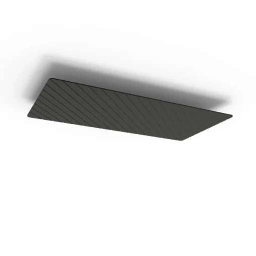 Acouline Span V Groove Glide ceiling panel, 2400mm x 1200mm, Coal