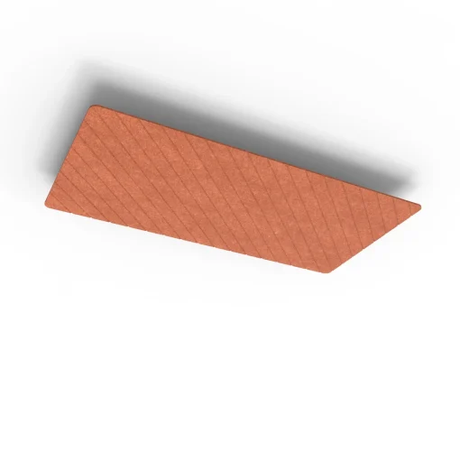 Acouline Span V Groove Glide ceiling panel, 2400mm x 1200mm, Ember