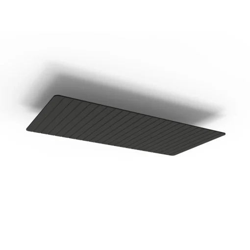 Acouline Span V Groove Horizon ceiling panel, 2400mm x 1200mm, Coal