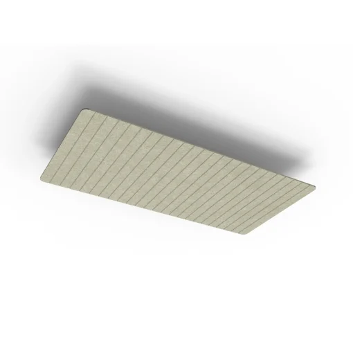 Acouline Span V Groove Horizon ceiling panel, 2400mm x 1200mm, Moss