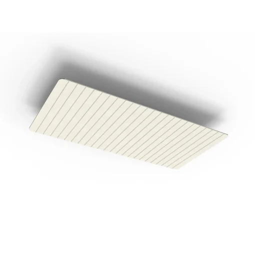 Acouline Span V Groove Horizon ceiling panel, 2400mm x 1200mm, Frost