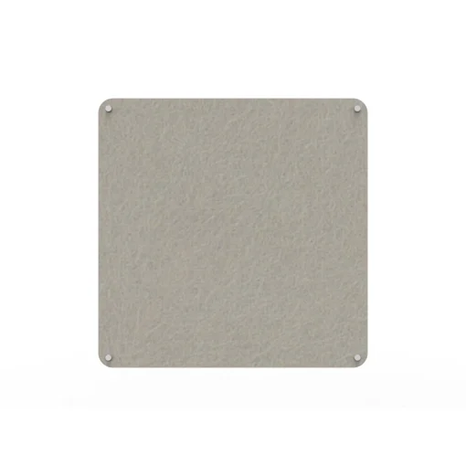 Acouline frameless acoustic pinboard, 1200mm W x 1200mm H, Mist