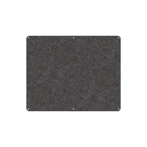 Acouline frameless acoustic pinboard, 1500mm W x 1200mm H, Char