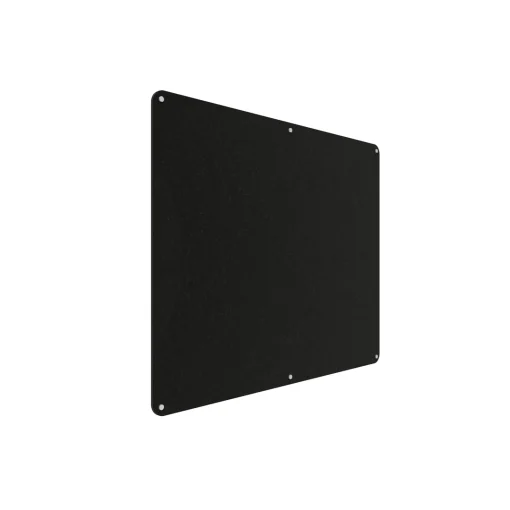 Acouline frameless acoustic pinboard, 1500mm W x 1200mm H, Coal
