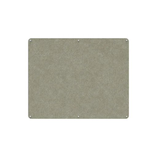 Acouline frameless acoustic pinboard, 1500mm W x 1200mm H, Moss