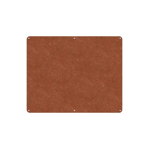 Acouline frameless acoustic pinboard, 1500mm W x 1200mm H, Ember