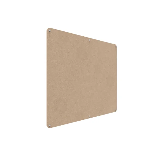 Acouline frameless acoustic pinboard, 1500mm W x 1200mm H, Clay