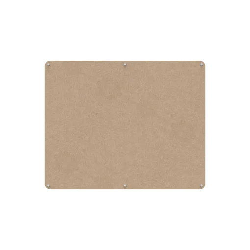 Acouline frameless acoustic pinboard, 1500mm W x 1200mm H, Clay
