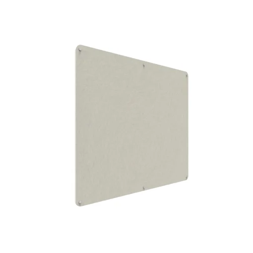 Acouline frameless acoustic pinboard, 1500mm W x 1200mm H, Frost