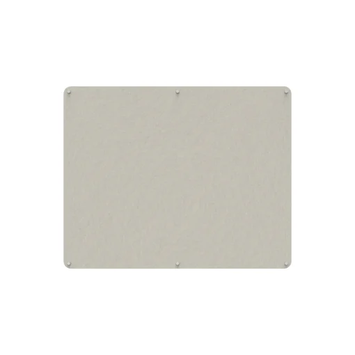 Acouline frameless acoustic pinboard, 1500mm W x 1200mm H, Frost