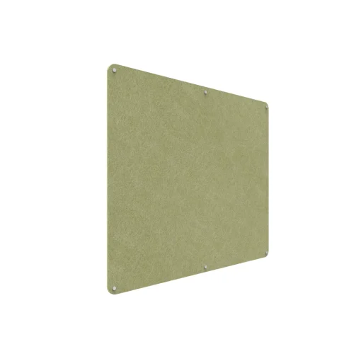 Acouline frameless acoustic pinboard, 1500mm W x 1200mm H, Fern