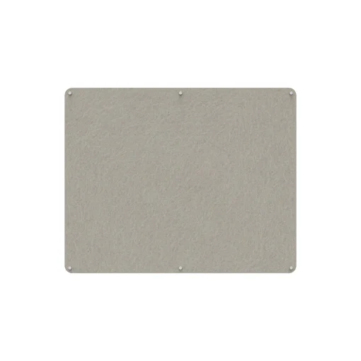 Acouline frameless acoustic pinboard, 1500mm W x 1200mm H, Mist