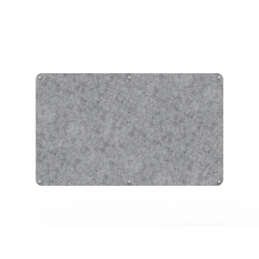 Acouline frameless acoustic pinboard, 1500mm W x 900mm H, Flint