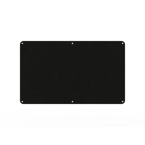 Acouline frameless acoustic pinboard, 1500mm W x 900mm H, Coal