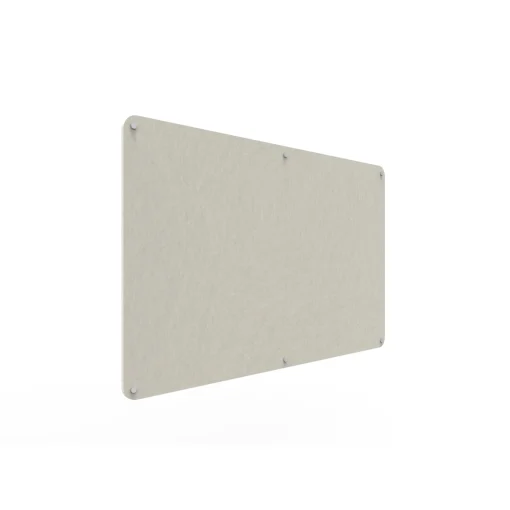 Acouline frameless acoustic pinboard, 1500mm W x 900mm H, Frost