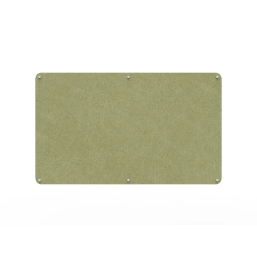 Acouline frameless acoustic pinboard, 1500mm W x 900mm H, Fern