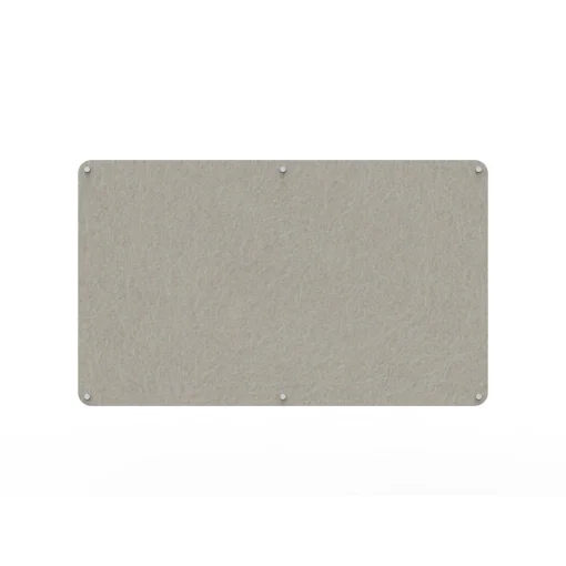 Acouline frameless acoustic pinboard, 1500mm W x 900mm H, Mist