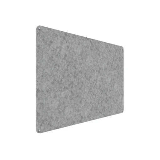 Acouline frameless acoustic pinboard, 1800mm W x 1200mm H, Flint