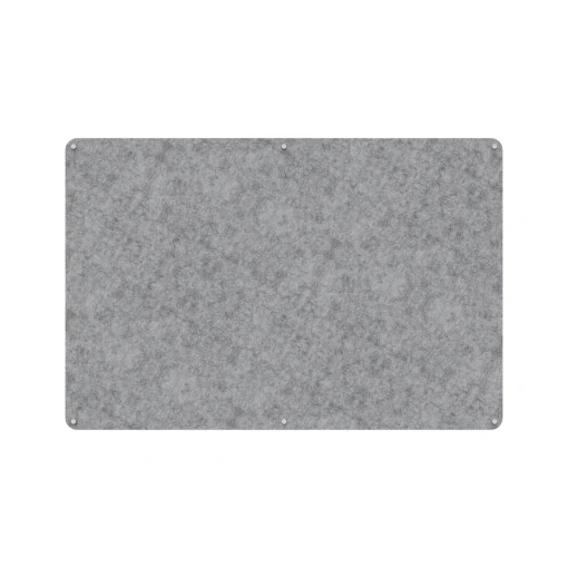 Acouline frameless acoustic pinboard, 1800mm W x 1200mm H, Flint