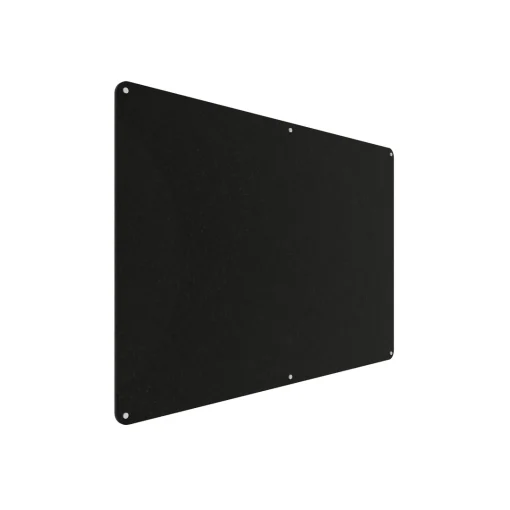 Acouline frameless acoustic pinboard, 1800mm W x 1200mm H, Coal