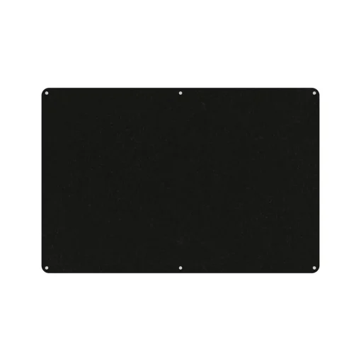 Acouline frameless acoustic pinboard, 1800mm W x 1200mm H, Coal