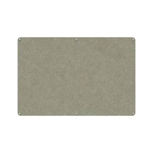 Acouline frameless acoustic pinboard, 1800mm W x 1200mm H, Moss
