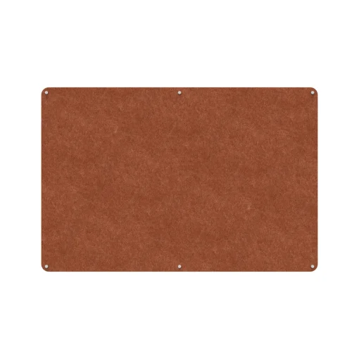 Acouline frameless acoustic pinboard, 1800mm W x 1200mm H, Ember