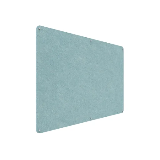 Acouline frameless acoustic pinboard, 1800mm W x 1200mm H, Stream