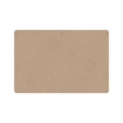 Acouline frameless acoustic pinboard, 1800mm W x 1200mm H, Clay