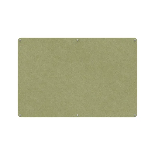 Acouline frameless acoustic pinboard, 1800mm W x 1200mm H, Fern
