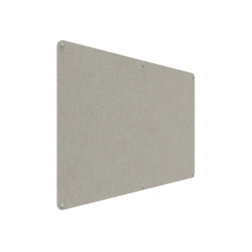 Acouline frameless acoustic pinboard, 1800mm W x 1200mm H, Mist
