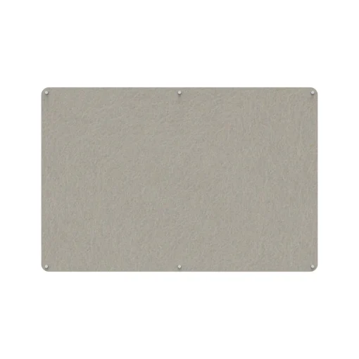 Acouline frameless acoustic pinboard, 1800mm W x 1200mm H, Mist