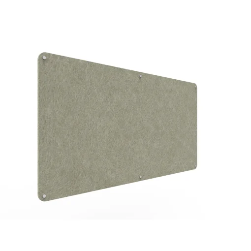 Acouline frameless acoustic pinboard, 1800mm W x 900mm H, Moss