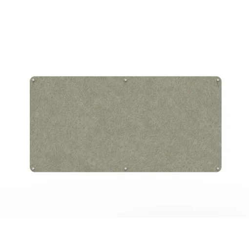 Acouline frameless acoustic pinboard, 1800mm W x 900mm H, Moss