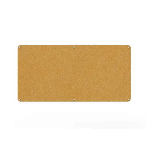 Acouline frameless acoustic pinboard, 1800mm W x 900mm H, Reed